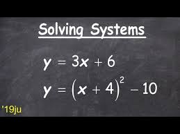 Algebra 2 3 How To Solve System Of