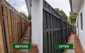 Timber Fence Painting Kings Fencce