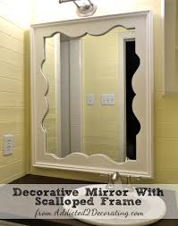 Diy Mirror Frame With Scalloped Design