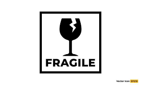 Fragile Glass Vector Art Icons And