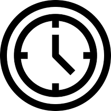 Wall Clock Network Communication Icons