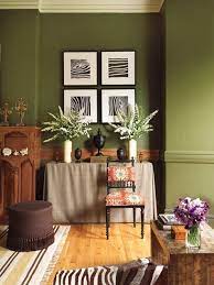 Green Walls Living Room