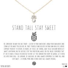 Stand Tall Stay Sweet Necklace Sweet