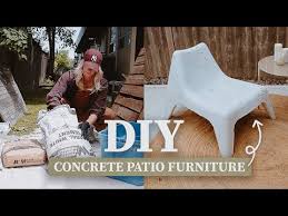 How To Cast A Concrete Patio Chair In A