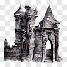 Black And Grey Drawing Of An