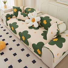Cotton Sofa Cover Ins Style Flower