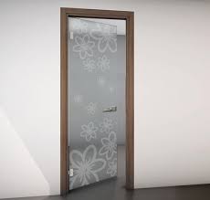 Doors In Frosted Glass And Sandblasted