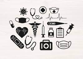Nurse Medical Tools And Icons Bundle