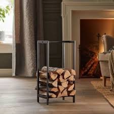 Log Holder Rack Indoor Fireplace Wood