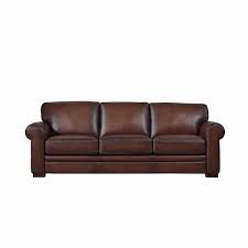 Hydeline Furniture Brookfield Collection Leather Sofa Brown