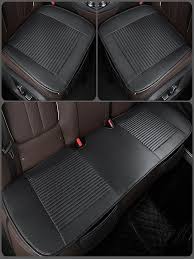 3pcs Set Black Car Seat Cover With