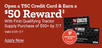 Tractor Supply Credit Card Credit