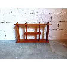 Vintage Pine Wall Shelf 1980