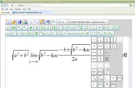 Formulator Mathml Editor