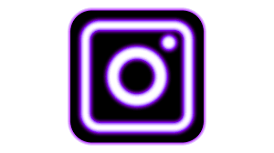 Icon Instagram Png Purple Neon Color