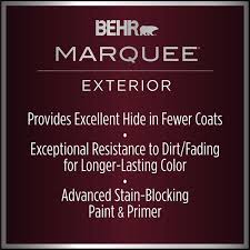 Behr Marquee 1 Gal S160 6 Red Potato Flat Exterior Paint Primer