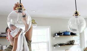 How To Clean Glass Light Fixtures In