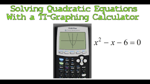 Solving Quadratic Equations With A Ti
