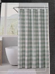 Eddie Bauer Home Fabric Shower Curtain