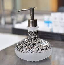 Soap Dispenser Made Of Frosted Glass