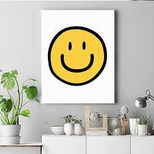 Modern Canvas Painting Simple Yellow