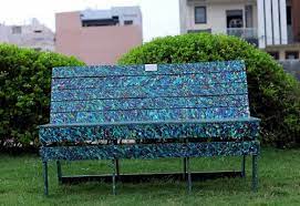 Recycled Plastic Outdoor Garden Bench