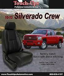 Crew Cab Black Leather Seat Covers