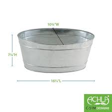 Oval Galvanized Tub