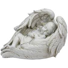 10 Inch Sleeping Angel Baby With Wings