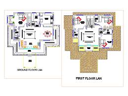 Single Family Home In Autocad