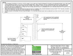 Traffic Barrier And Coping Details