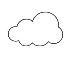 Cloud Shape Vector Art Icons And