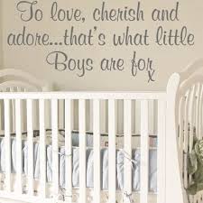 Adore Baby Boy Nursery Wall Art Decals