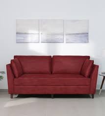 Buy Miranda Fabric 3 Seater Sofa In