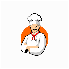 Cartoon Chef Logo Design Inspiration