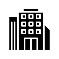 Office Glyph Icon High Rise