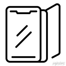 Clean Smartphone Case Icon Outline