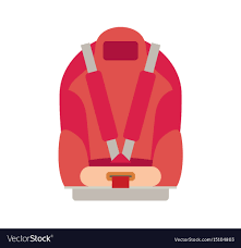 Car Seat Child Safety Isolated Royalty