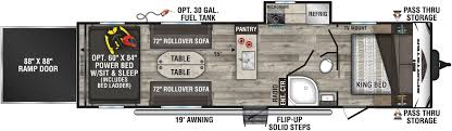 2022 Sportster Toy Hauler Floorplans