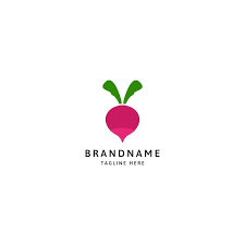 Radish Logo Icon Design Template Fruit