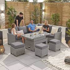 Ciara Lh Rattan Garden Furniture Sofa