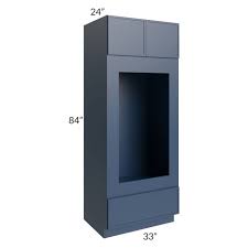 Portland Navy Blue 33x84 Double Oven Or