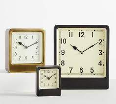 Anton Desktop Clock Pottery Barn