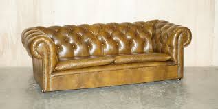 Vintage Chesterfield Sofa And 2 Club
