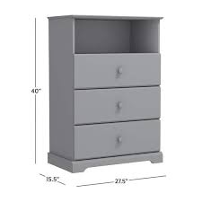 3 Drawer Chest With Storage Shelf