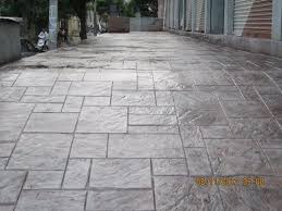 Pavement Stamped Concrete Flooring At
