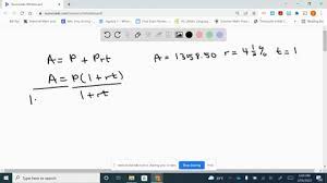 Calculator To Help Solve Each Formula