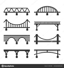 beam bridge vector art stock images