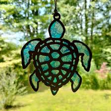 Sea Turtle Wood Art