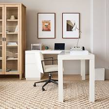 Parsons L Shaped Desk File Cabinet